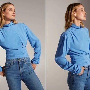 Favorite Daughter Beautiful blue blouse Never worn with tags